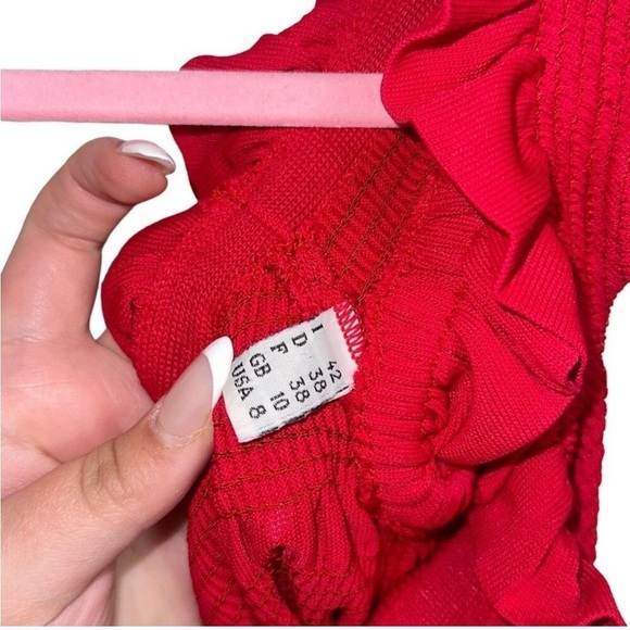 MOSCHINO COUTURE | Ruffle Off The
Shoulder Dress Made in Italy - Picture 3 of 6